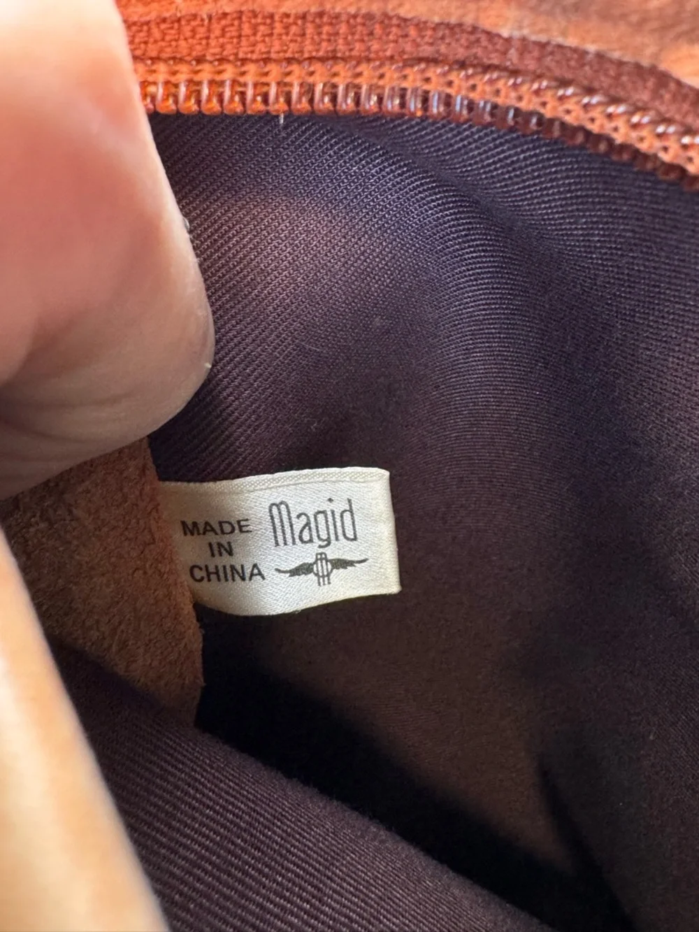 Magid vintage leather briefcase